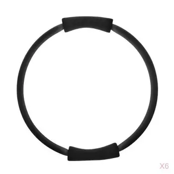 

6PCS Pilates Rings Yoga Magic Circle Full Body Toning Fitness Exercise Ring