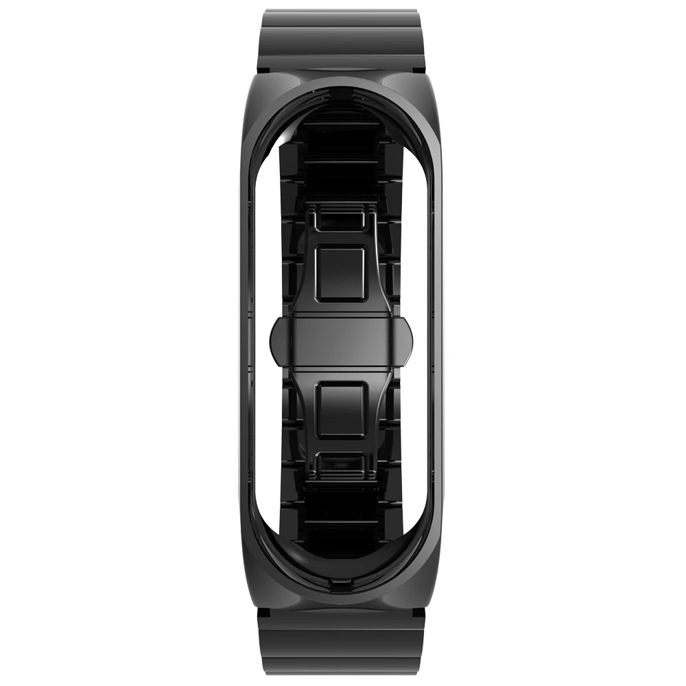 Hangrui наручный браслет для Xiaomi mi Band 4 Fahion металлический ремешок браслет из нержавеющей стали фитнес-трекер Браслет для mi Band 4