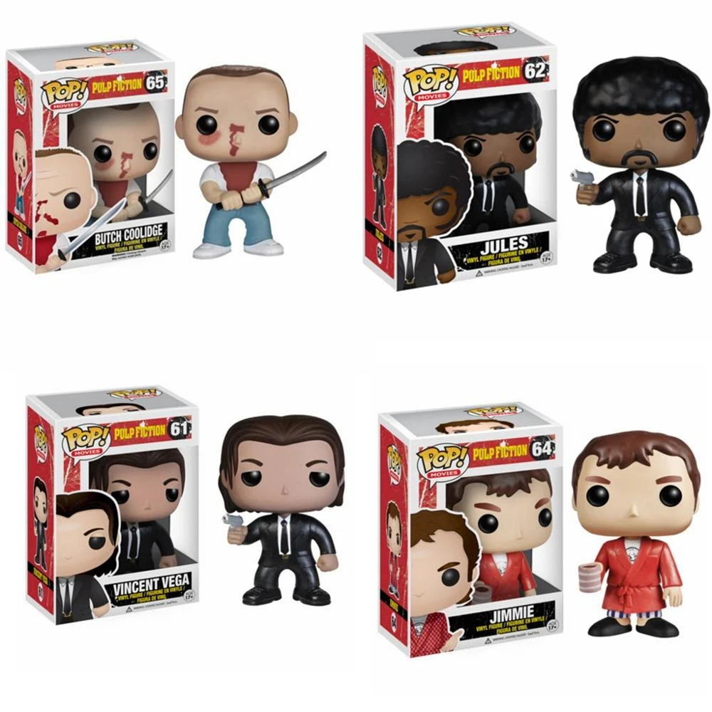 Funko POP Film Pulp Fiction Jules Vincent Vega PVC Action Figure  Collectible Model Mainan|Aksi Figur| - AliExpress