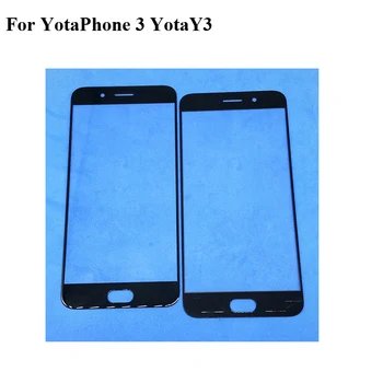 

For Yota Phone 3 Touch Screen Glass Digitizer Panel Front Glass Sensor For Yota phone 3 Yota3 Yota 3 Y3 Y 3 Without Flex