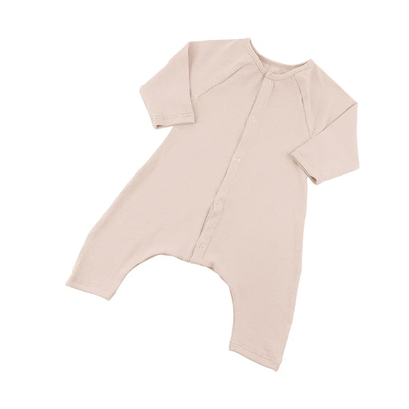 

Summer Style 2019 Men And Women Baby One Piece Fashion Casual Long-sleeve Jumpsuit Processing Customizable Crawling Clothes