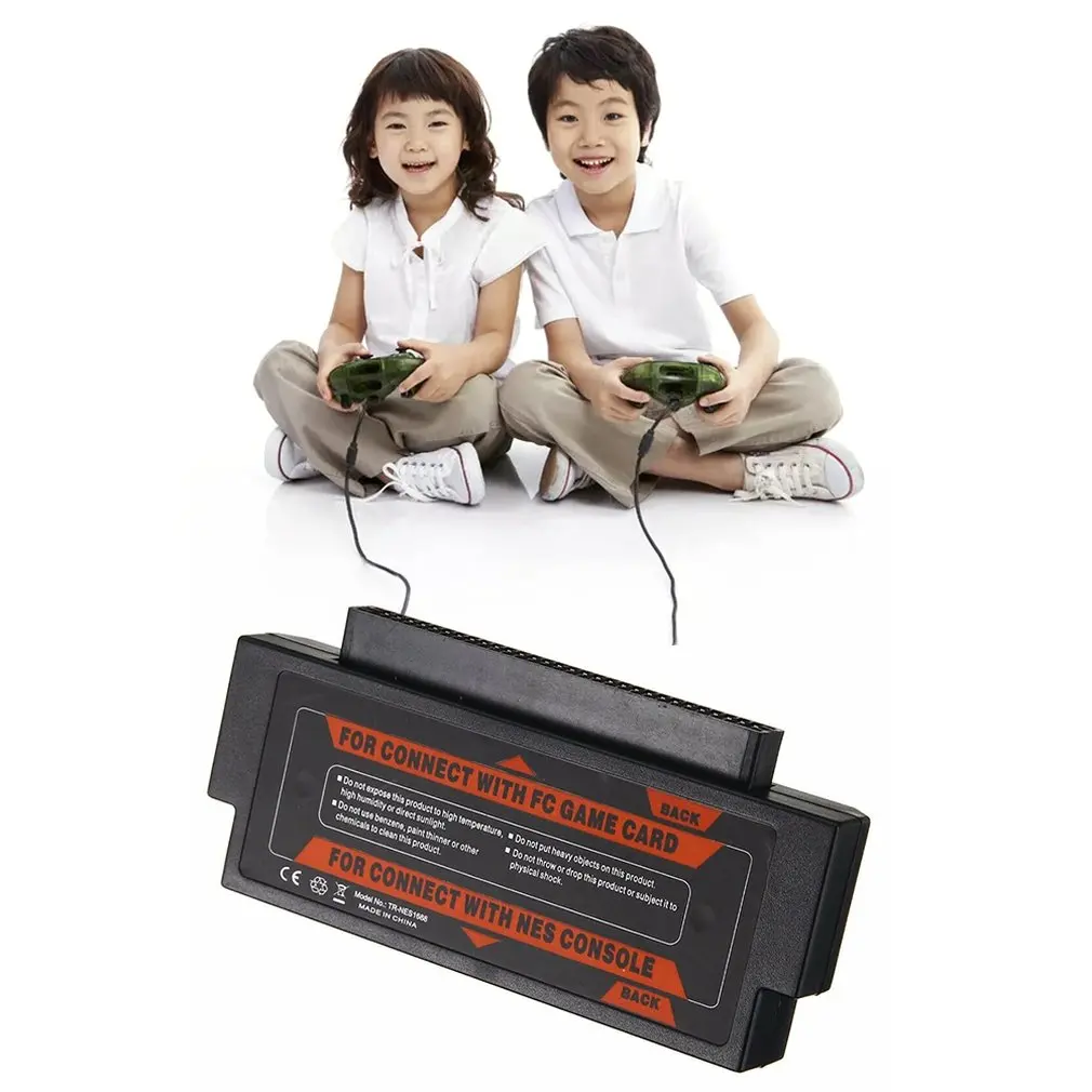 Красная и белая машина Fc 60 Pin к 72 Pin Nes конвертер Fc игровая карта к Nes Fc к Nes конверсионная карта