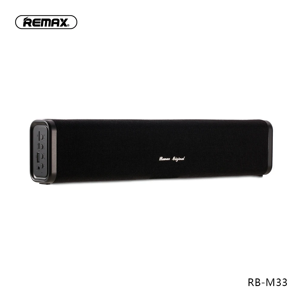 

REMAX RB-M33 Fabric Bluetooth Speaker Bluetooth 5.0 TWS Stereo Outdoor Desktop Subwoofer For Xiaomi Huawei iPhone Vivo Notebook