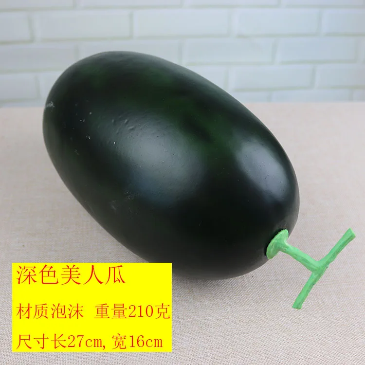  Simulated Fruit And Fake Fruit Simulated Plastic Watermelon Hotel Decoration School Teaching Aids B - 4000226659619