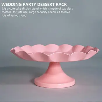 

1Pc Iron Art Cake Stand Pastry Dessert Tray Cake Display Plate Wedding Party Dessert Storage Rack Cupcake Display Rack