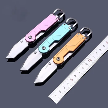 

Sanrenmu 617 Outdoor Pocket Folding Knife with Belt Clip for Outdoors Survival and Camping