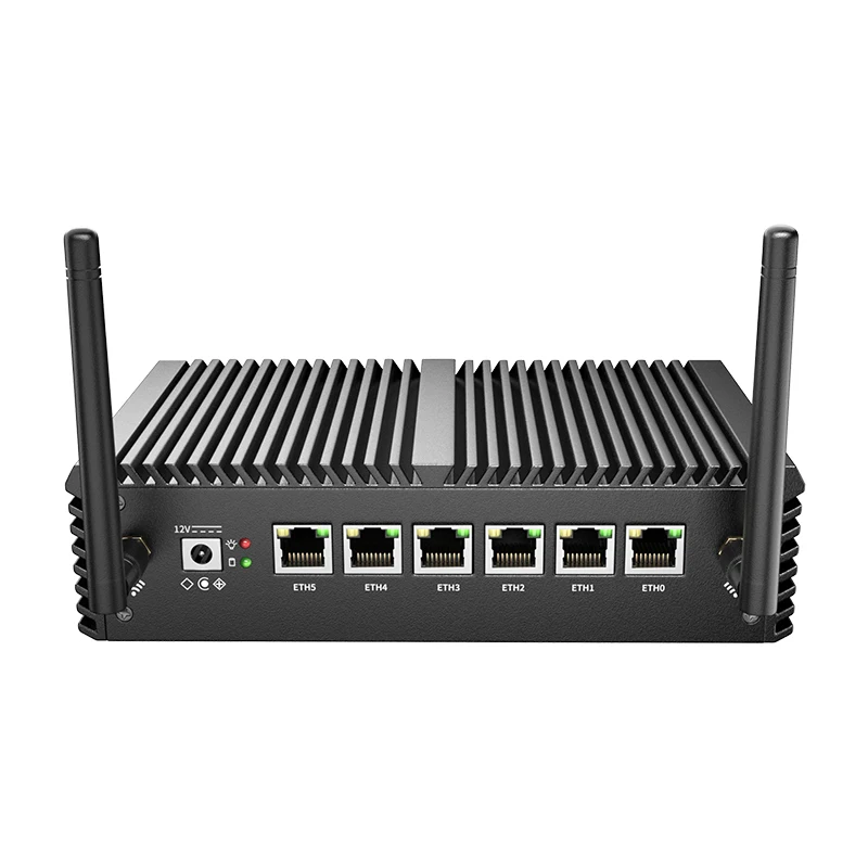 Мини ПК Core i3 i5 i7 безвентиляторный VPN компьютер 6 гигабит Ethernet AES-NI OPNsense брандмауэр