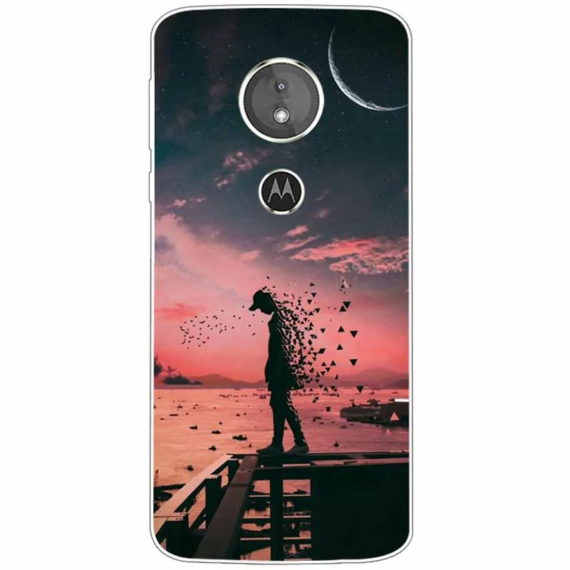 Animal Design TPU Soft Silicone Clear Case for Motorola Moto G6 Series