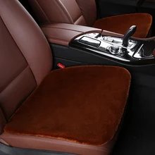 1 шт. чехол для автомобильного сиденья из искусственного меха, сохраняющий тепло, универсальный чехол для переднего сиденья автомобиля, осенне-зимние чехлы для сидений