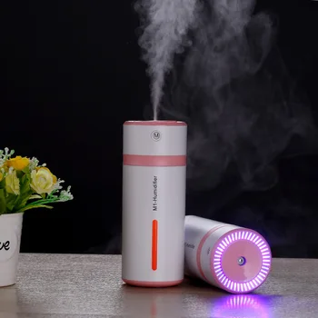 

230ML Ultrasonic Humidifier USB Car Humidifier Mini Aroma Essential Oil Diffuser Aromatherapy Mist Maker Home Office