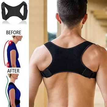 

2020 New Corrector Back Support Belt Shoulder Bandage Corset Back Orthopedic Spine Corrector Back Pain Relief