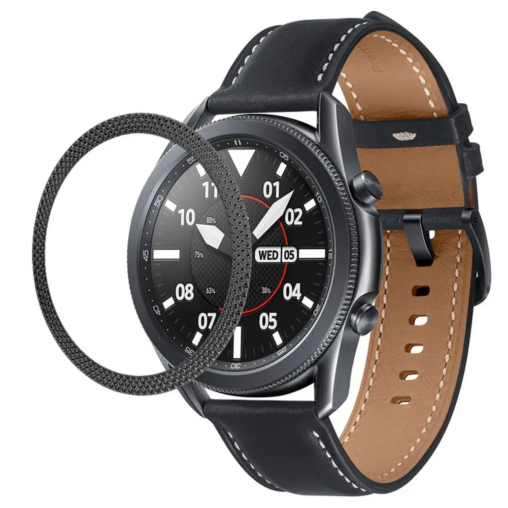 Bluelans Watch Bezel Decorative Protective Eye Catching Hard Watch Ring Cover Replacement For Samsung Galaxy Watch3 41 45mm Aliexpress Consumer Electronics