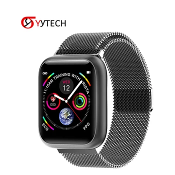 

SYYTECH 2020 New F11 Smart Watch Metal Belt Heart Rate Blood Pressure Monitoring Sports Pedometer Smart Bracelet