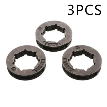 

3 Pieces Chains Chainsaw Part 7 Tooth Chain Saw Fit For Stihl Husqvarna Sprocket Rim 0.325 Pitch Tool Parts