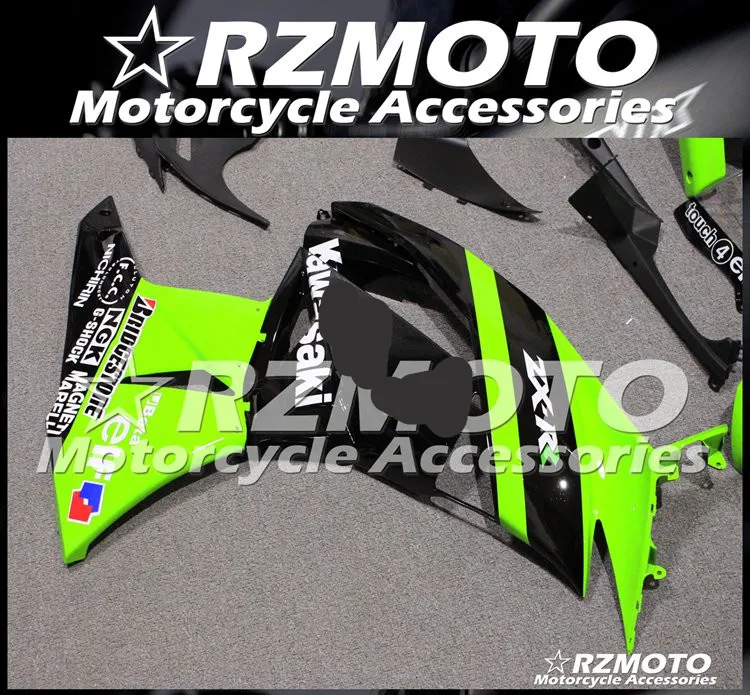 Мотоциклетный обтекатель abs Подходит для Kawasaki ZX6R 636 599 ZX-6R 2009 2010 2011 2012 корпусные детали пресс-форм Магазин № 0298
