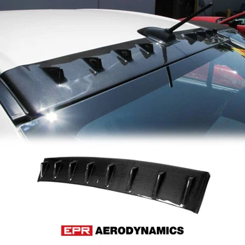 

Car-styling For Mitsubishi Evolution EVO 10 Carbon Fiber Non-SSS Style Vortex Generator Roof Spoiler Rear Window Wing