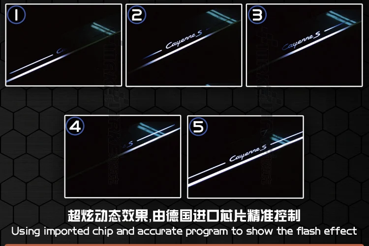 2шт отличный автомобильный стиль Led движущиеся двери потертости, педаль автомобиля, Накладка на порог подсветка для ступеней для Ford Mondeo 2013