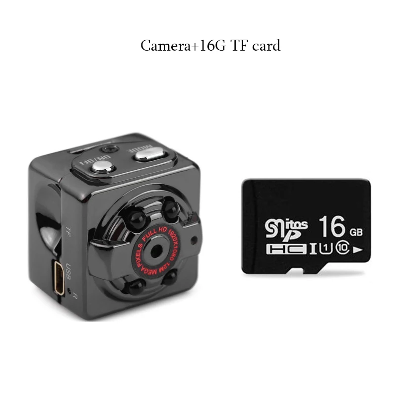 camera with 16G 480p HD1080P мини камера датчик ночного видения Видеокамера микро видеокамера с 32G TFcard DVR DV регистратор движения Поддержка удаленного просмотра - Цвет: camera with 16G 480p