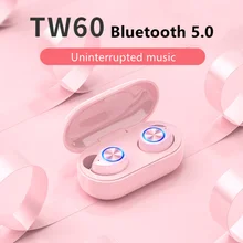 TW60 беспроводные наушники Bluetooth наушники спортивные бизнес наушники сенсорная кнопка дизайн гарнитура для iphone xiaomi samsung oppo