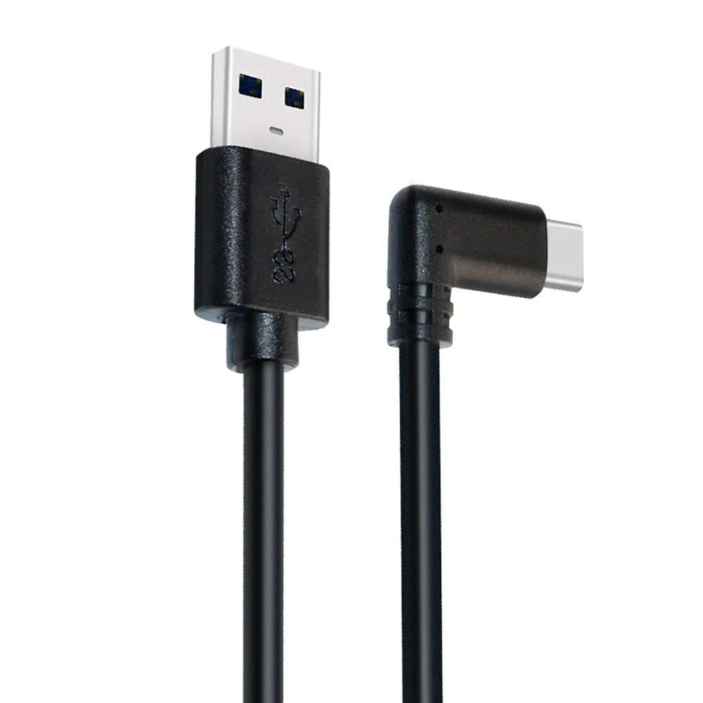 Линия передачи данных кабель для зарядки USB3.1 Gen1 A C USB Тип Кабель адаптер с Локоть