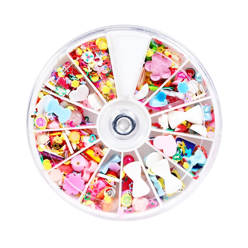 Professional-Polymer-Clay-Tiny-Fimo-Fruit-Flower-Slices-3D-Nail-Decoration-Wheel-12-Patterns-DIY-Designs (1)