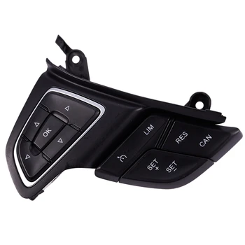 

Black Car Control Switch Dashboard Switch Multifunction Steering Wheel Button, for Ford Focus MK3 F1ET-14K147-BB