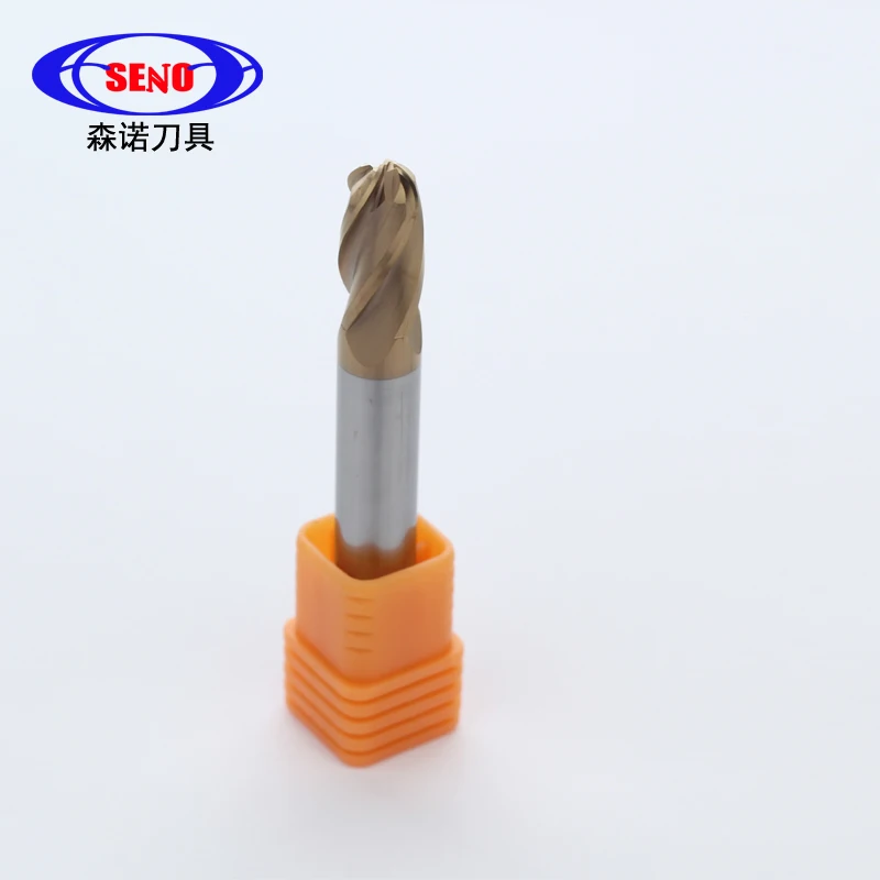 Высокопроизводительные сферические фрезы Hrc55 инструменты R2 R4 R6 R8 R10 карбидные