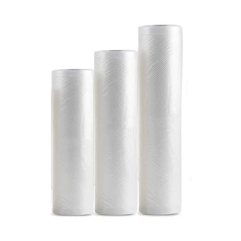 

3 Pack Rolls Food Storage Bags Vacuum Food Sealer Rolls Vacuum Sealer Bags Total 150cm (3Rolls/20+25+28cm)