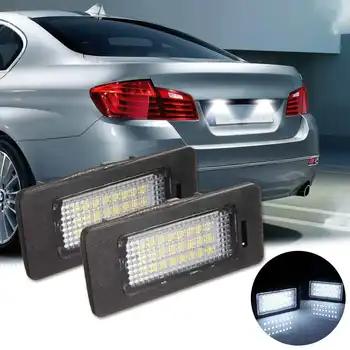 

2Pcs Car Led Number License Plate Light Lamp For BMW E39 E60 M5 E70 E71 X5 X6 E60 M5 E90 E92 E93 M3 5-SERIES