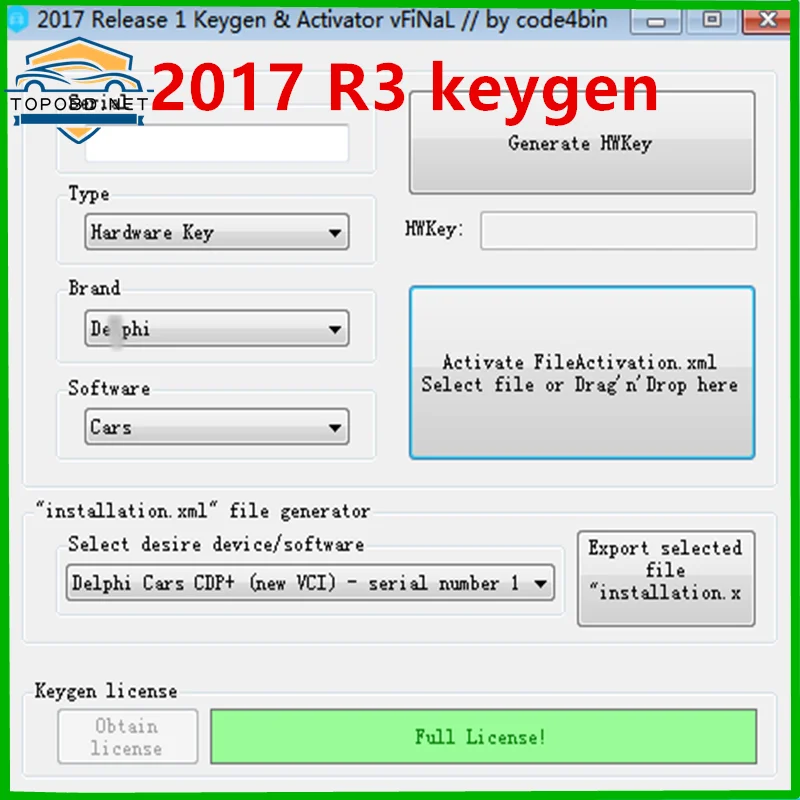 For Delphi 2017 R3 Keygen 2017.R3 Activator 2017.R3 Keygen Delphis.