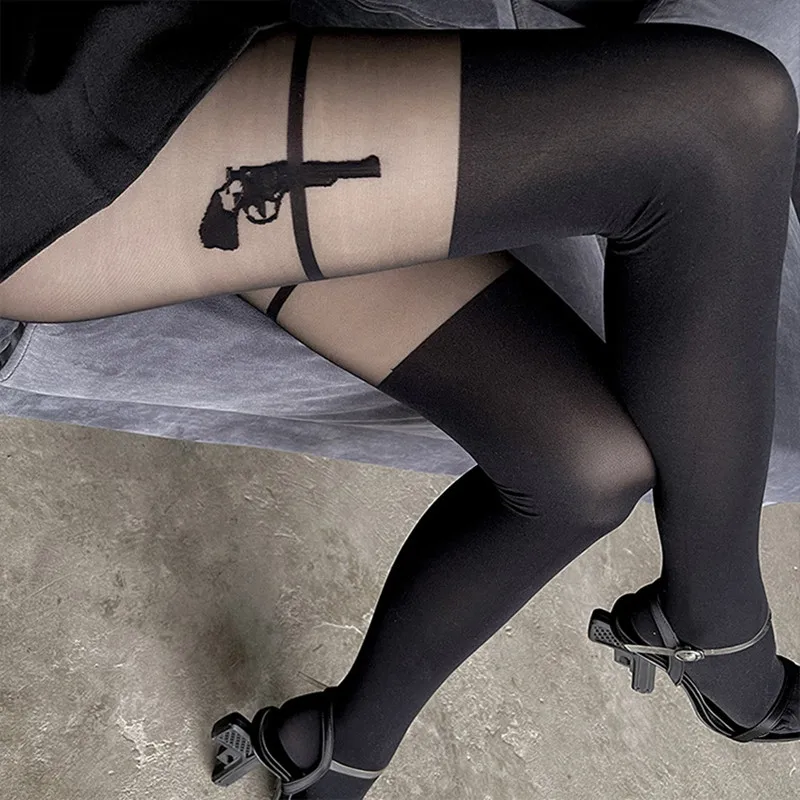 Unique Printed Stockings Tattoo Pantyhose Hosiery Tights 