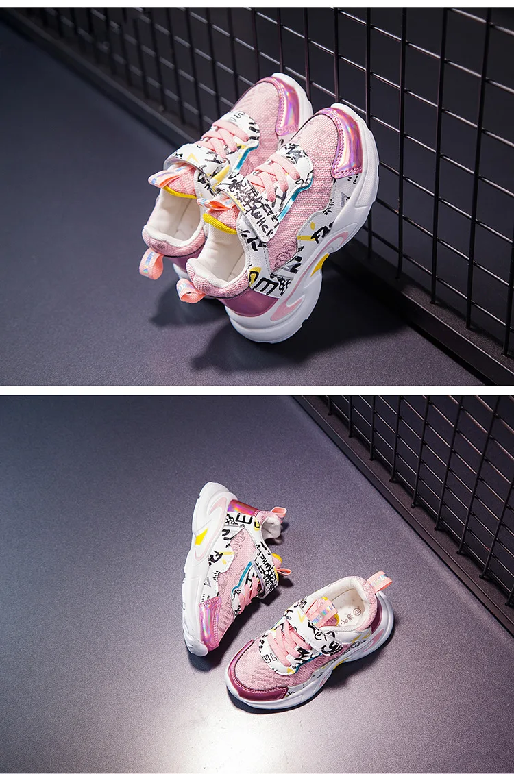 2020 Children Shoes Boys Sneakers Girls Sport Shoes Child Leisure Trainers Casual Breathable Kids Running Shoes Basketball Shoes