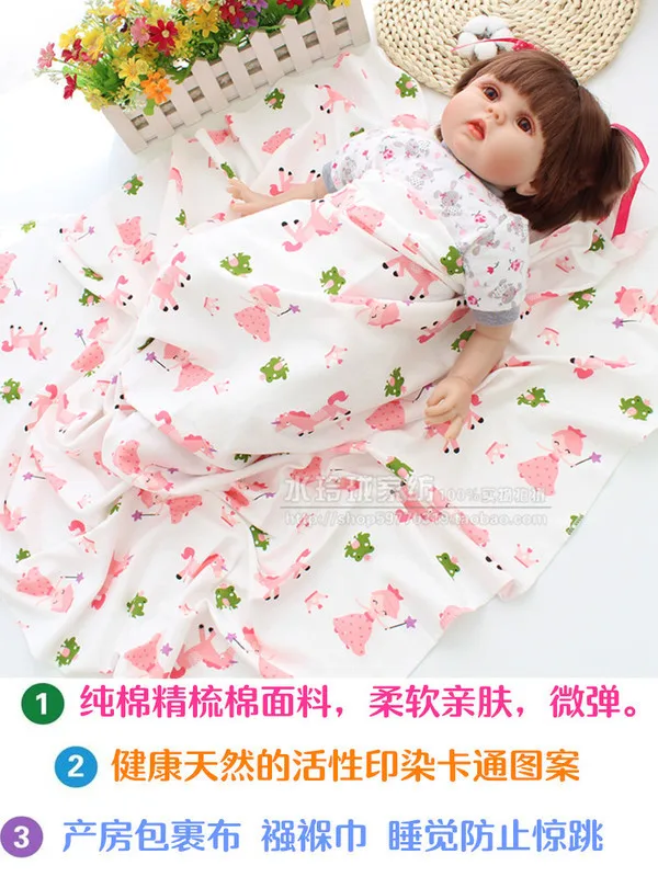 

Newborns Cloth Wrapper Pure Cotton Baby Wraparound Cloth BABY'S BLANKET Blankets Baby Swaddle Parcel Cover Spring And Summer Thi