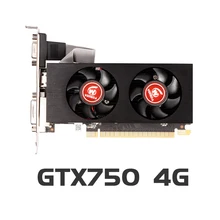 Placas gráficas gtx 750 4gb 128bit gddr5 geforce pc desktop jogos de computador para nvidia mapa vga mais forte do que gtx750 2gb