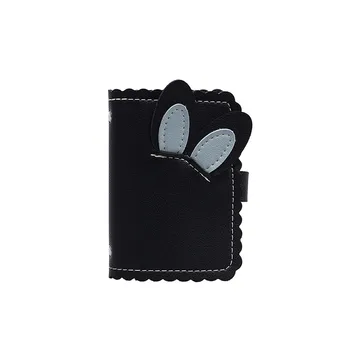 

Maison Fabre card holder Pu leather Women Fashion Multi-Card Holder Wallet Rabbit Ears Hasp Package Drop shipping CSV