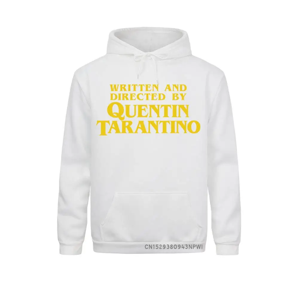 red hoodie men Written And Directed Hoodie Quentin Tarantino Graphic Pulp Fiction Hood High Quality Funny Hoody Clothing Letter Sportswear blue hoodie Hoodies & Sweatshirts