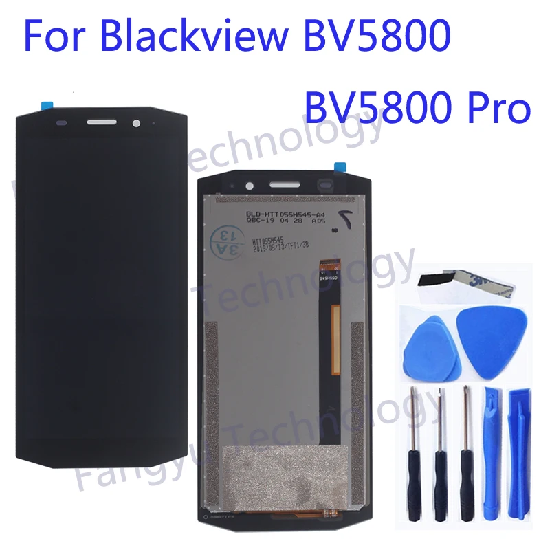 Оригинальный дисплей для Blackview BV5800 PRO lcd + кодирующий преобразователь сенсорного