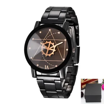 

XINEW Watches Men Brand Minimalist Fashion Stainless Steel Band Casual Quartz Watch Gear Vintage Watch Montres de Marque de Luxe