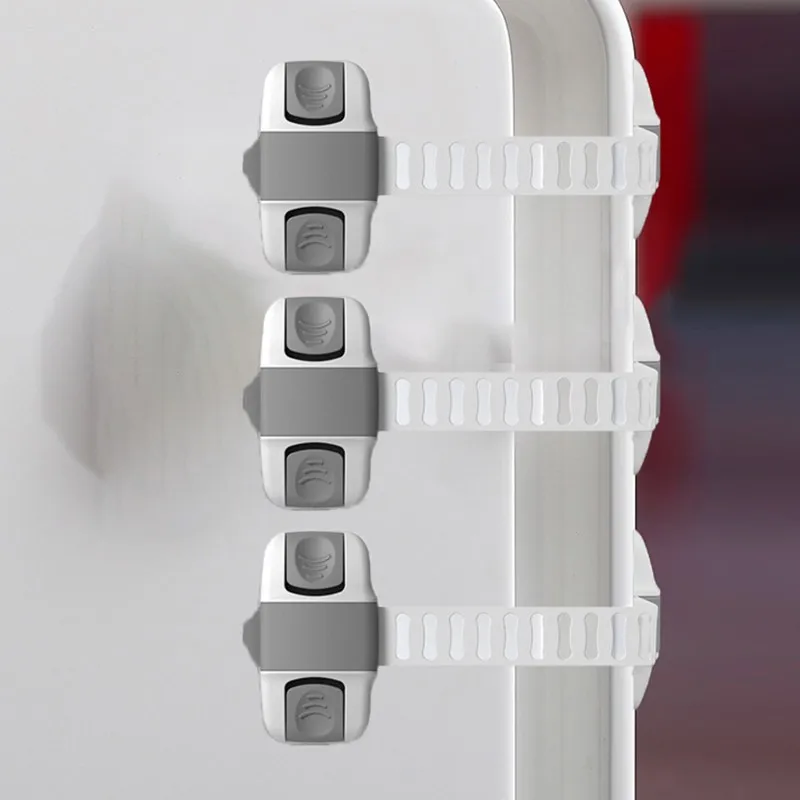 6 pieces Baby Safety Lock Children Security Protection For Cabinet Drawer Refrigerator Window Closet Wardrobe Locks