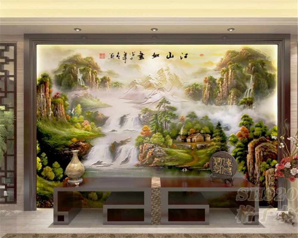 Chinese Landscape Painting Wallpaper