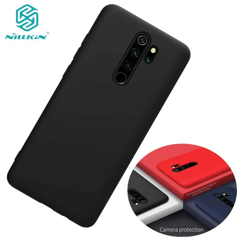 

For Xiaomi Redmi Note8 Pro Phone Shell Nillkin Anti-shock Rubberized TPU Case for Redmi Note 8 Pro Phone Case Camera Protection