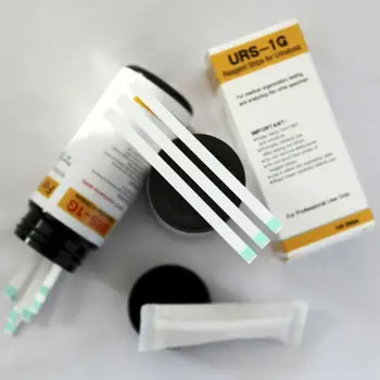 

100 strips URS-1G Glucose Urine Test Strip Reagent Strip For Urinalysis With Anti-VC Interference Ability