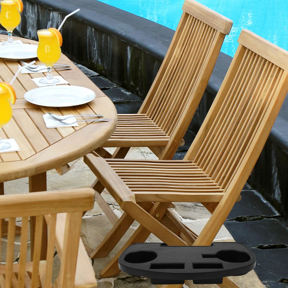 

1 pc Bottle Holder Tray Chair Beverage Tray Beverage Tray Chair Tray for cup beverage drink