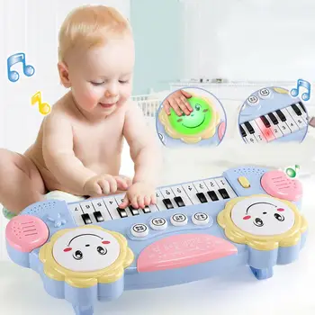 

Kuulee Children Music Toy Cartoon Sun Keyboard Instrument Toys Baby Educational Gift 2-3 Years