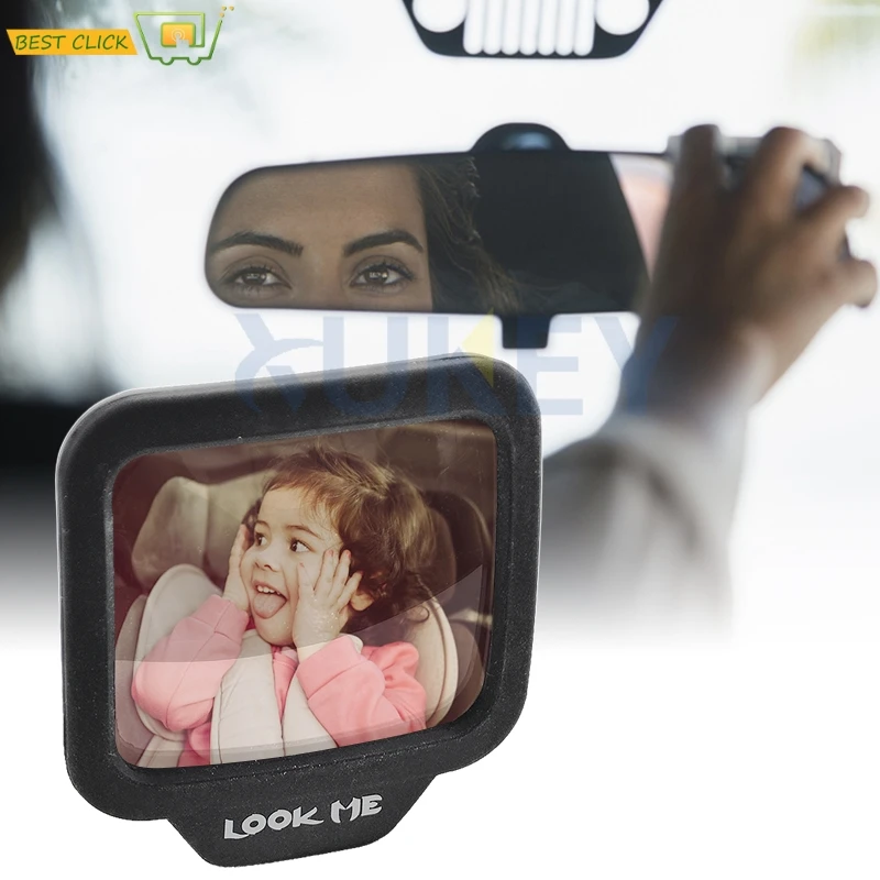 

Adjustable Car Accessories Headrest Mount Child Infant Care Safety Baby Kids Monitor Auto Safety Wide Back Seat Rear view Mirror