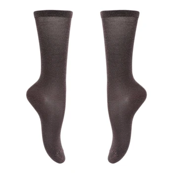 

1pair Women Glitter Socks Silver Silk Shiny Socks Bright Simple Tube Socks for Unisex Teens Adults Spring Autumn