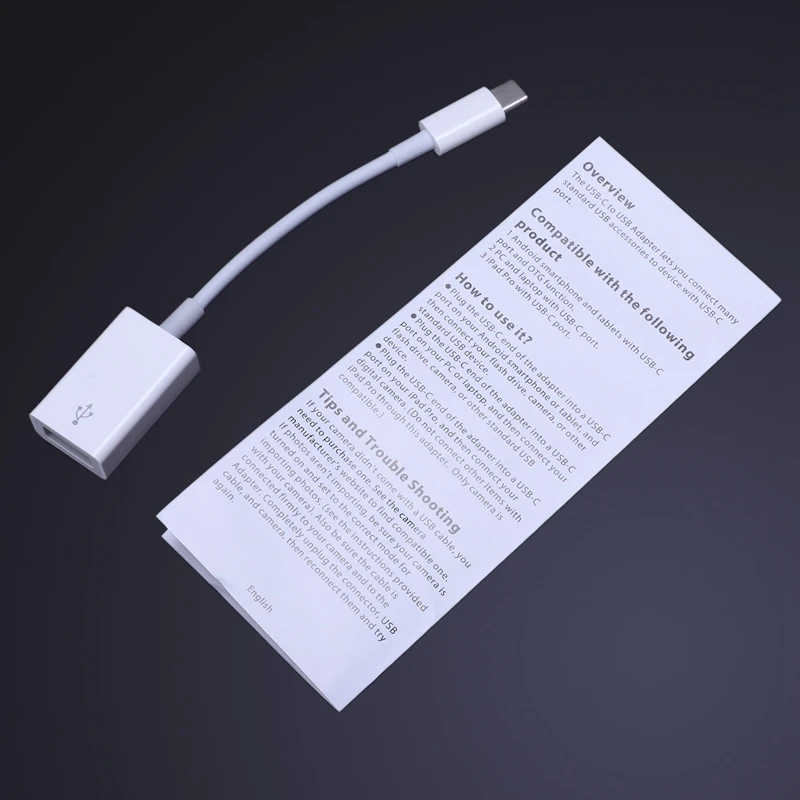 USB C к 3 0 адаптеру Thunderbolt 1 Женский адаптер Otg кабель совместим с M Acbook Pro 2018/2017 Dell Xps