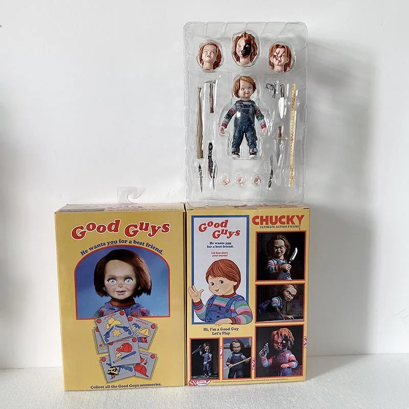 10 см 4 дюйма NECA Childs Play Good Guys Ultimate Чаки экшн фигурка Коллекционная модель