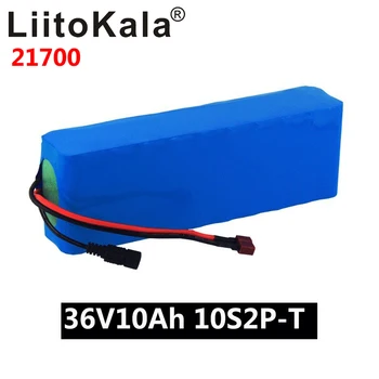 

LiitoKala 36V battery 10ah 21700 5000mah 10S2P battery pack 500W high power battery Ebike electric bicycle BMS