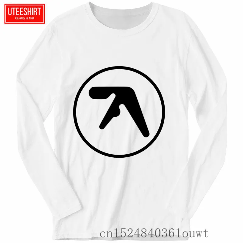 

Men Aphex twin Famous Long Sleeve Print T-shirts Unisex Harajuku Funny T Shirts Long Sleeve T Shirt Boyfriend Gift